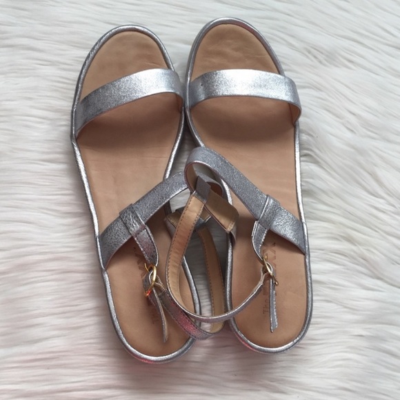 The Flexx Sun Tan Platform Sandals 11 Silver - Picture 11 of 15
